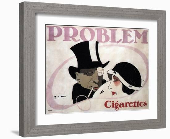 Problem Cigarettes, 1912-Hans Rudi Erdt-Framed Giclee Print