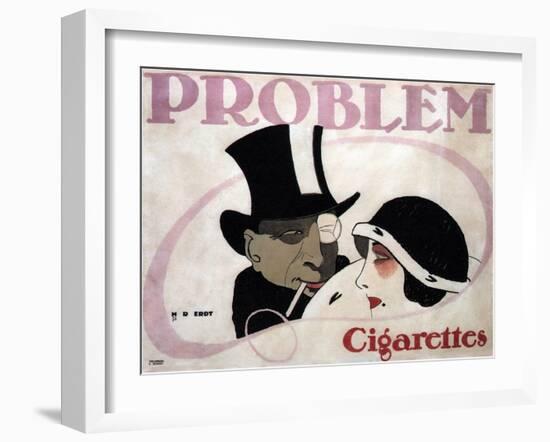 Problem Cigarettes, 1912-Hans Rudi Erdt-Framed Giclee Print