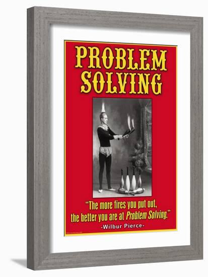 Problem Solving-null-Framed Art Print