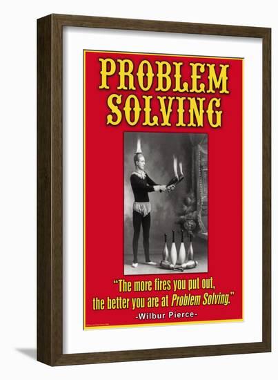 Problem Solving-null-Framed Art Print