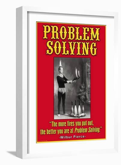 Problem Solving-null-Framed Art Print