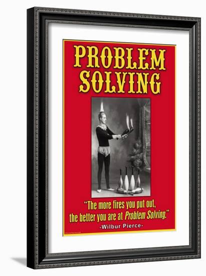 Problem Solving-null-Framed Art Print