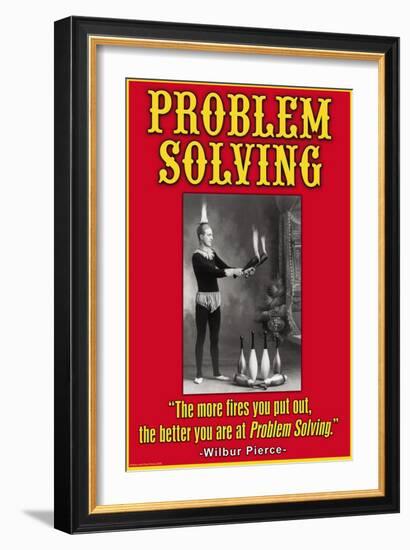 Problem Solving-null-Framed Art Print