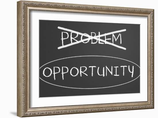 Problems Opportunity Concept-IJdema-Framed Premium Giclee Print