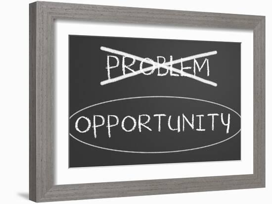 Problems Opportunity Concept-IJdema-Framed Premium Giclee Print