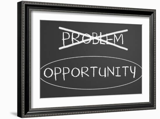 Problems Opportunity Concept-IJdema-Framed Premium Giclee Print