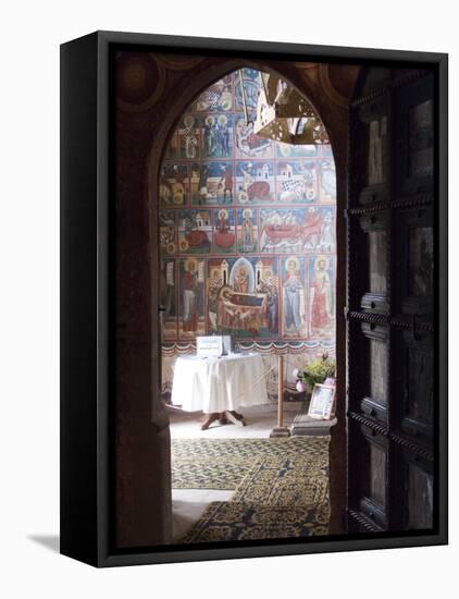 Probota Monastery, UNESCO World Heritage Site, Dolhasca, Bucovina, Romania, Europe-Marco Cristofori-Framed Premier Image Canvas