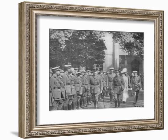 'Proceeding To The Investiture, 25th August 1915', (1939)-Unknown-Framed Photographic Print