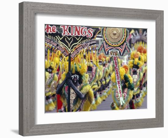 Procession, Ati Atihan Carnival, Kalibo, Island of Panay, Philippines, Southeast Asia, Asia-Alain Evrard-Framed Photographic Print