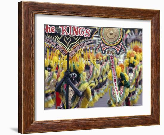 Procession, Ati Atihan Carnival, Kalibo, Island of Panay, Philippines, Southeast Asia, Asia-Alain Evrard-Framed Photographic Print