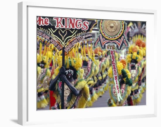 Procession, Ati Atihan Carnival, Kalibo, Island of Panay, Philippines, Southeast Asia, Asia-Alain Evrard-Framed Photographic Print