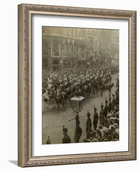 Procession for Queen Victoria's Diamond Jubilee, 1897-null-Framed Photographic Print