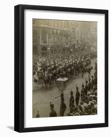 Procession for Queen Victoria's Diamond Jubilee, 1897-null-Framed Photographic Print