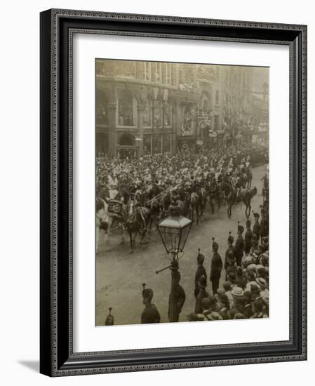 Procession for Queen Victoria's Diamond Jubilee, 1897-null-Framed Photographic Print