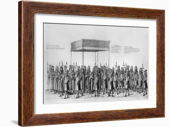 Procession for the Coronation of James II of England-null-Framed Giclee Print