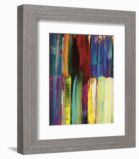 Procession of a Living Rainbow No. 10-Joan Davis-Framed Art Print