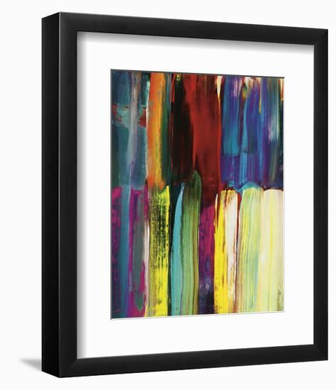 Procession of a Living Rainbow No. 10-Joan Davis-Framed Art Print