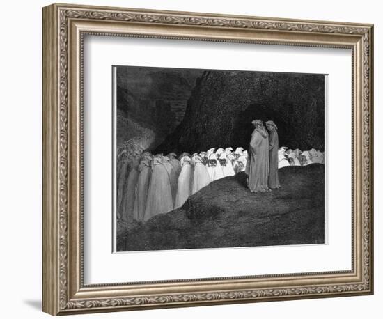 Procession of Damned-Gustave Dor?-Framed Photographic Print