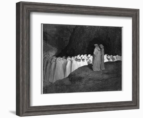 Procession of Damned-Gustave Dor?-Framed Photographic Print