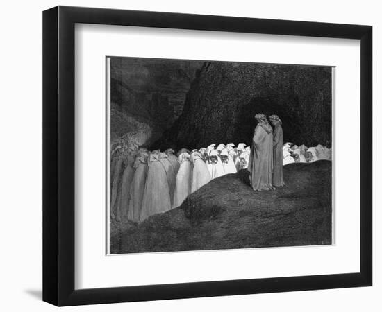 Procession of Damned-Gustave Dor?-Framed Photographic Print