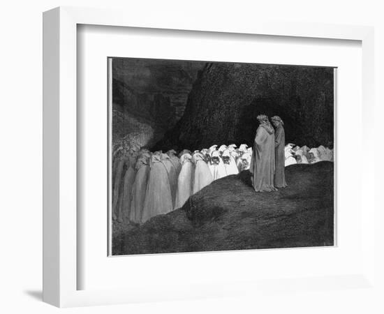 Procession of Damned-Gustave Dor?-Framed Photographic Print
