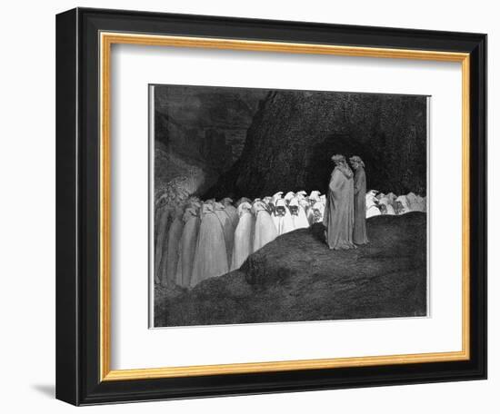 Procession of Damned-Gustave Dor?-Framed Photographic Print