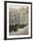 Procession of Judges at Westminster Abbey a Custom Before the Opening of the Law Courts-null-Framed Photographic Print