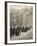 Procession of Judges at Westminster Abbey a Custom Before the Opening of the Law Courts-null-Framed Photographic Print