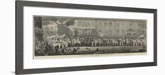 Procession of Lady Godiva at Coventry Fair-David Gee-Framed Giclee Print