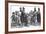 Procession of Magistrates, Paris, 17th Century (1882-188)-J Guillaume-Framed Giclee Print