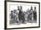 Procession of Magistrates, Paris, 17th Century (1882-188)-J Guillaume-Framed Giclee Print