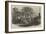 Procession of Mr Hughes's Theatrical Troupe of Elephants, Camels, Horses, Etc-null-Framed Giclee Print