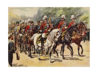 Procession Of Nine Kings Funeral Of King Edward Vii 20 May 1910