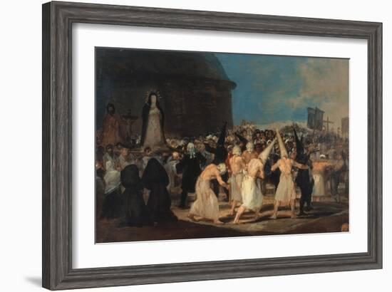 Procession of Penitents-Francisco de Goya-Framed Giclee Print