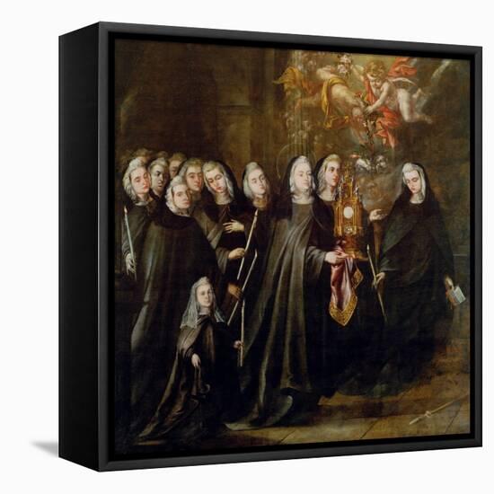 Procession of Saint Clare-Juan de Valdes Leal-Framed Premier Image Canvas