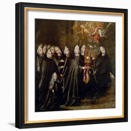 Procession of Saint Clare-Juan de Valdes Leal-Framed Giclee Print