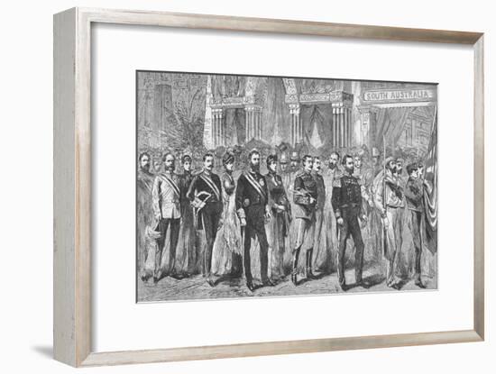 Procession of the Governors of Australia at the Melbourne Exhibition of 1888-Unknown-Framed Giclee Print