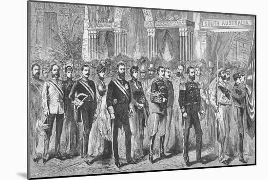 Procession of the Governors of Australia at the Melbourne Exhibition of 1888-Unknown-Mounted Giclee Print