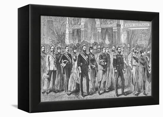 Procession of the Governors of Australia at the Melbourne Exhibition of 1888-Unknown-Framed Premier Image Canvas