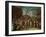 Procession of the Holy League in 1590 (Oil on Panel)-French School-Framed Giclee Print