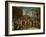 Procession of the Holy League in 1590 (Oil on Panel)-French School-Framed Giclee Print