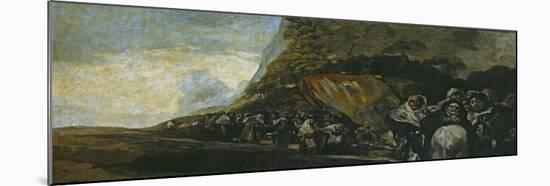 Procession of the Holy Office-Francisco de Goya-Mounted Giclee Print