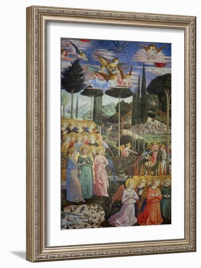 Procession of the Magi: Angels in Adoration-Benozzo Gozzoli-Framed Giclee Print