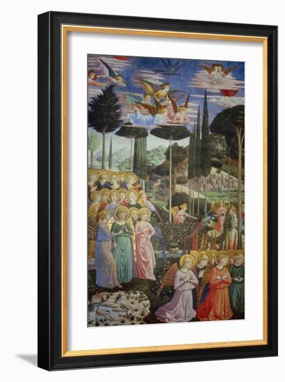 Procession of the Magi: Angels in Adoration-Benozzo Gozzoli-Framed Giclee Print