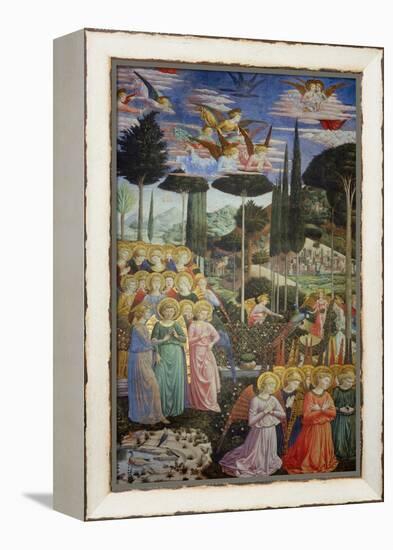Procession of the Magi: Angels in Adoration-Benozzo Gozzoli-Framed Premier Image Canvas