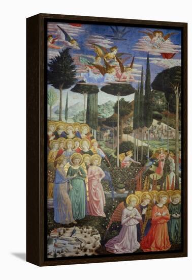 Procession of the Magi: Angels in Adoration-Benozzo Gozzoli-Framed Premier Image Canvas