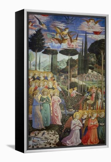 Procession of the Magi: Angels in Adoration-Benozzo Gozzoli-Framed Premier Image Canvas