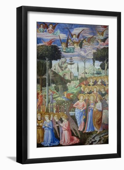 Procession of the Magi: Angels in Adoration-Benozzo Gozzoli-Framed Giclee Print