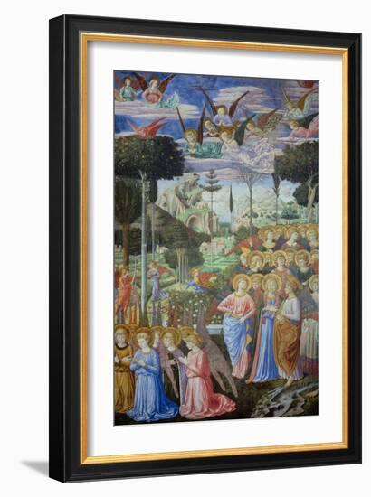 Procession of the Magi: Angels in Adoration-Benozzo Gozzoli-Framed Giclee Print