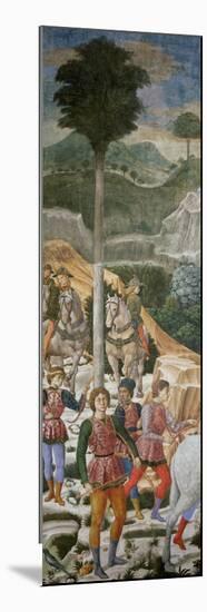 Procession of the Magi: Archers-Benozzo Gozzoli-Mounted Giclee Print